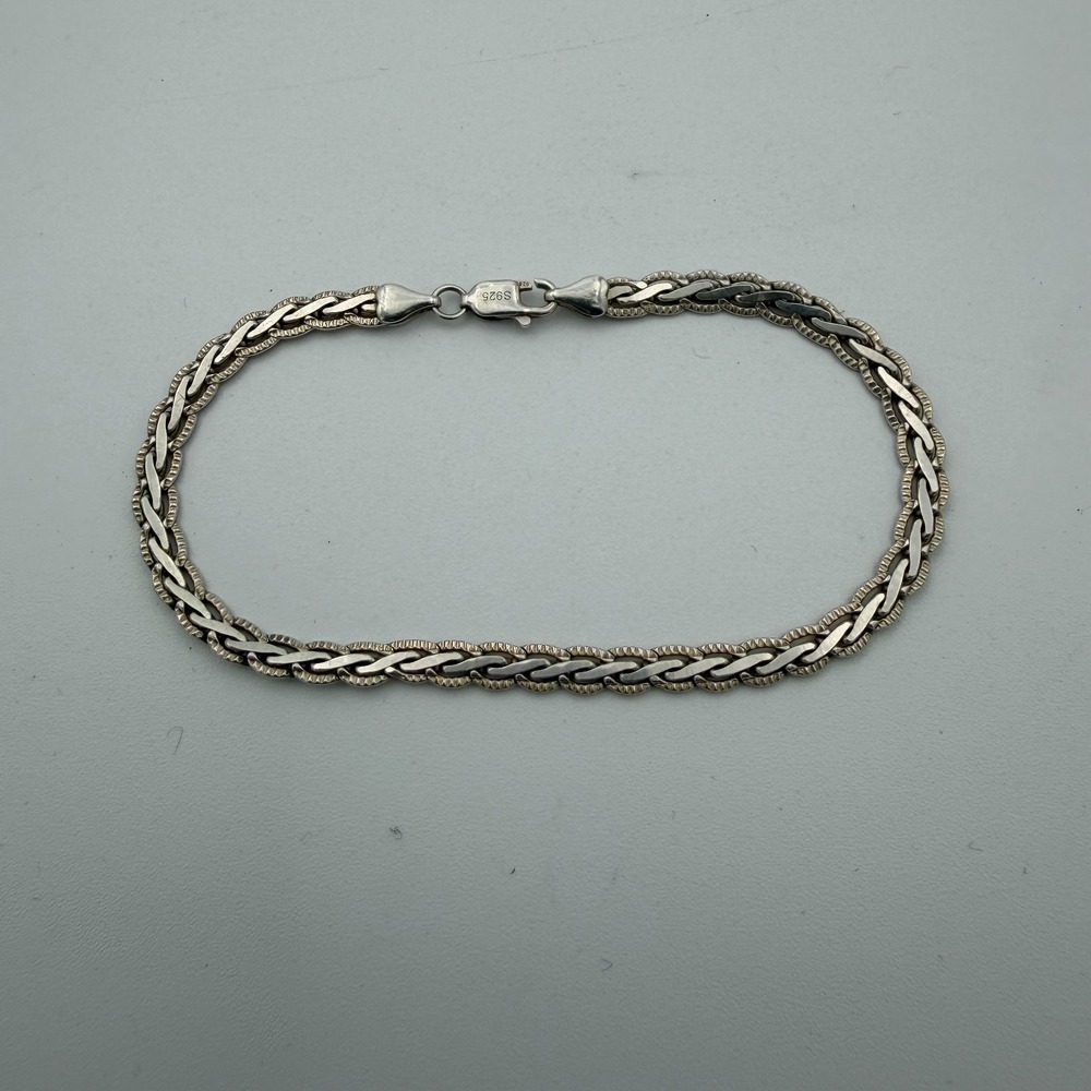 Sterling Silver Bracelet 925 Fine Fashion Solid Luxury